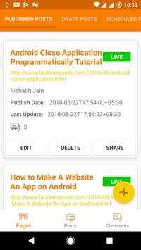 App for Blogger 4 تصوير الشاشة