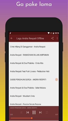 Lagu Andra Respati Offline screenshot 6