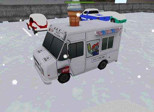 Bus winter parking - 3D game screenshot 8