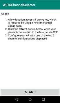 WiFi 6 Channel Selector screenshot 1