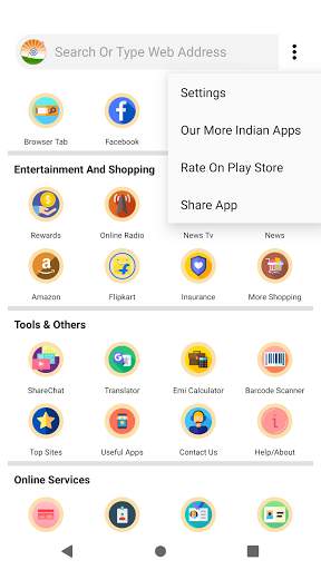 Indian Browser screenshot 2