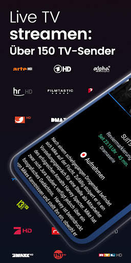 waipu.tv - Live TV-Streaming screenshot 1