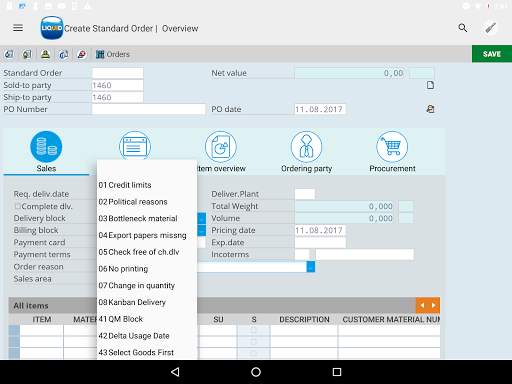 Liquid UI Client for SAP screenshot 9