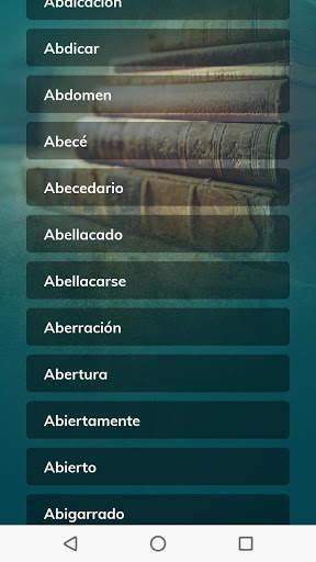 Diccionario Especial Español Offline screenshot 7