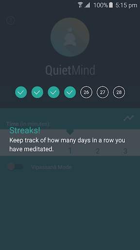 QuietMind - Meditation Timer screenshot 2