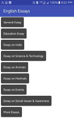 English Essays - using very easy words screenshot 2