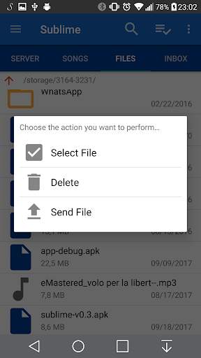 Sublime Music Manager: Wifi Transfer and Tag Edit screenshot 5