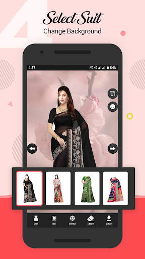 Women Saree Photo Suit screenshot 4