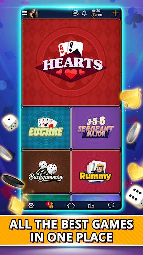 VIP Games: Hearts, Euchre screenshot 1