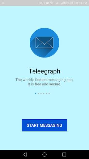 Teleegraph - Fast and Private Chatting Messenger screenshot 1