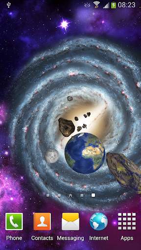 3D Space Live Wallpaper screenshot 2