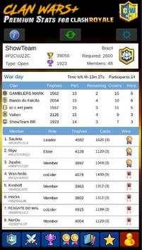 Clan Wars  Premium Stats for Clash Royale screenshot 7