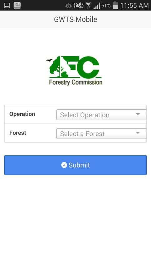 Ghana Wood Tracking System Mobile screenshot 1