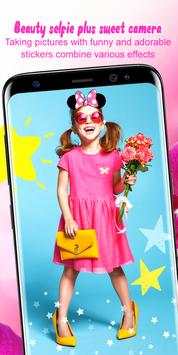Beauty Selfie Plus – Sweet Camera & Face Stickers. screenshot 1