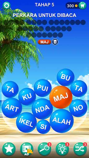 Gelembung Perkataan Carian screenshot 1