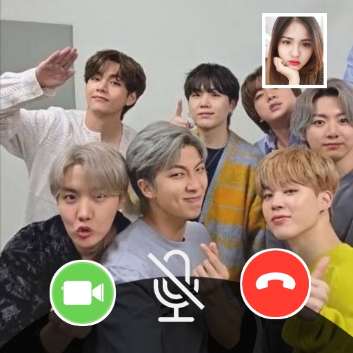 BTS Call - video call and chat icon