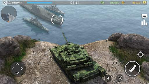 Massive Warfare: 탱크와 헬리콥터 게임 screenshot 1