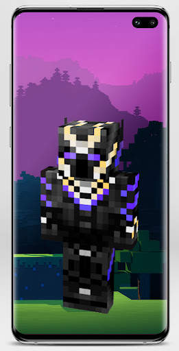 Black Panther Minecraft Skin screenshot 3
