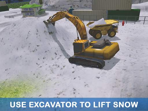 Excavator Pull Tractor: City Snow Cleaner screenshot 8