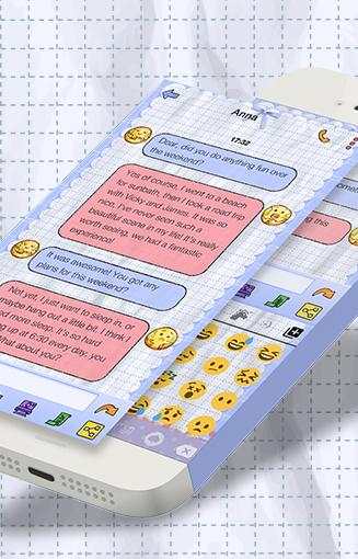 Doodle Emoji Keyboard Theme screenshot 5