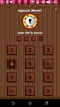App Lock : Theme Chocolate screenshot 1