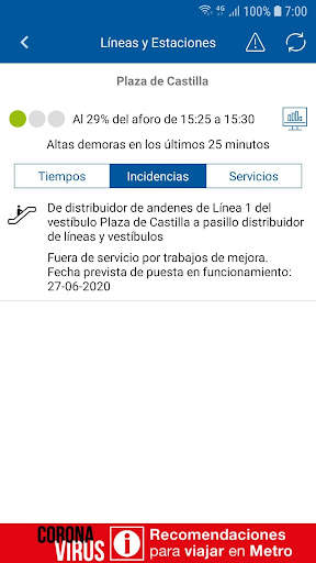 Metro de Madrid Oficial screenshot 8