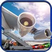 Air plane Car Transporter 3D logo