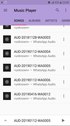 New Mp3 Music Player 2020 Offline screenshot 2