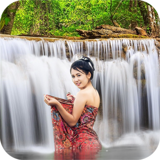 Waterfall Photo Frame &amp; Waterfall Photo Editor icon
