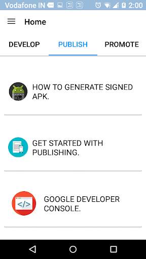 App Development Guide Android screenshot 2