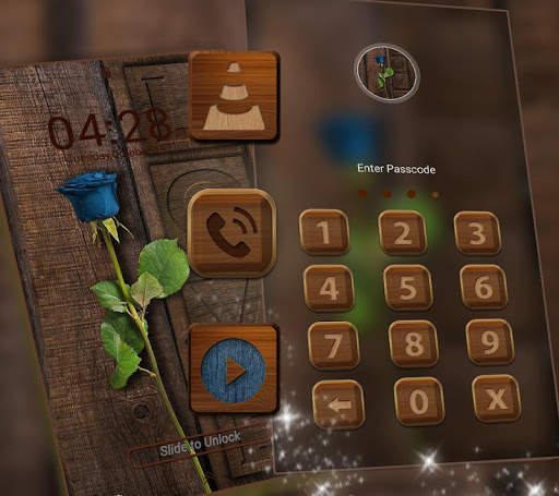 Wooden Launcher Theme screenshot 1