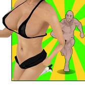 sex'y girl run in xxx jungle 1.0