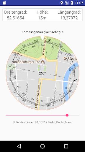 Kompass PRO - Der Kompass mit Satellitenkarte screenshot 2