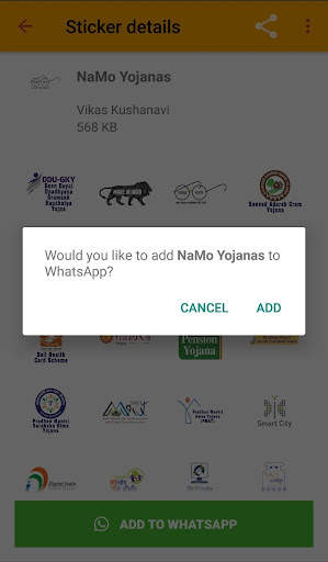 NaMo Stickers for Whatsapp screenshot 7