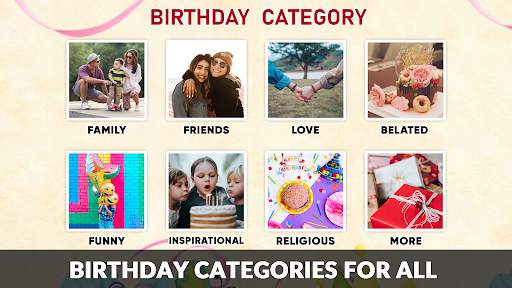 Birthday Cards & Messages Wish screenshot 1