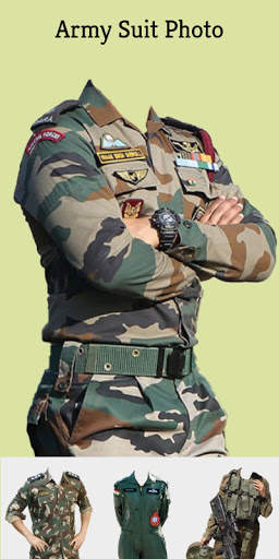 Army Dress Photo Editor 4 تصوير الشاشة