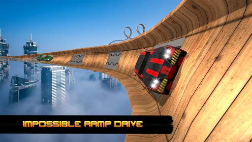 Vertical Mega Ramp Car Driving Stunts Simulator 3D screenshot 6