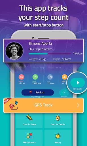 Pedometer & Step Counter :- Th screenshot 2
