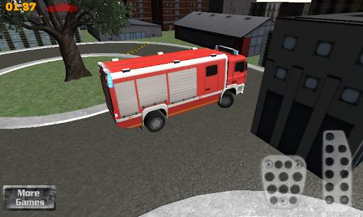 3D Firefighter Parking screenshot 2