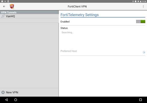 FortiClient VPN screenshot 2