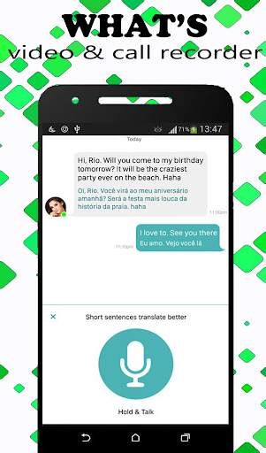 Video Calling Whats Messenger Recorder screenshot 3