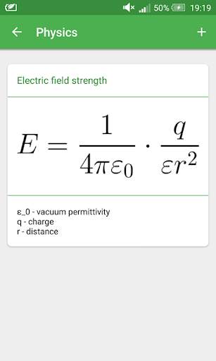 Physics Formulas 2018 screenshot 2