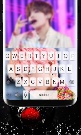 Keyboard BTS V Theme स्क्रीनशॉट 1