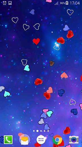 Hearts Parallax Live Wallpaper screenshot 2