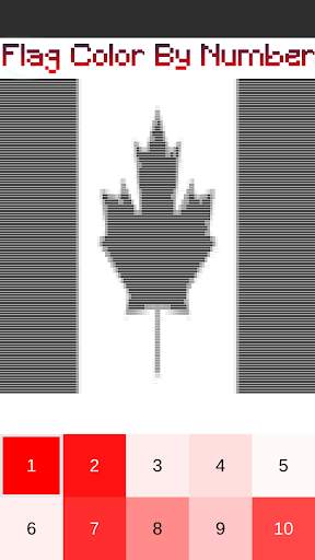 Paint Number:Flag Color Number-World Flag Coloring screenshot 2
