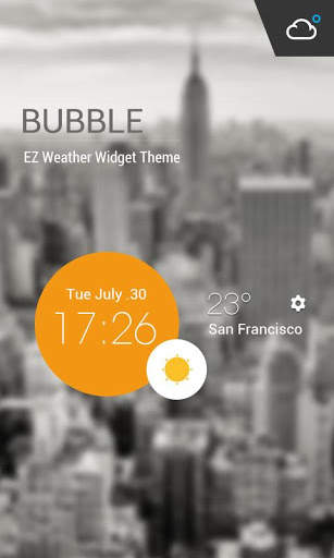 Weather Clock Cool Widget screenshot 2