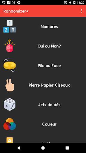 Randomizer  Générateur de choix aléatoire screenshot 1