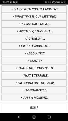 English to Italian Common Phrases скриншот 4