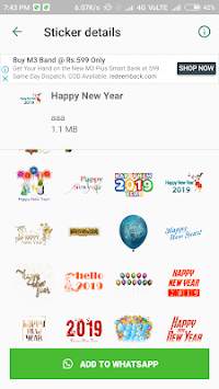 Whatsapp-Latest Stickers screenshot 3