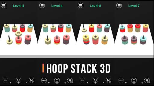 Hoop Stack 3D : Color Hoop Stack screenshot 1